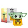 JoyJolt Star Wars Stackable Character Collection Grogu Stackable Glasses | The Mandalorian