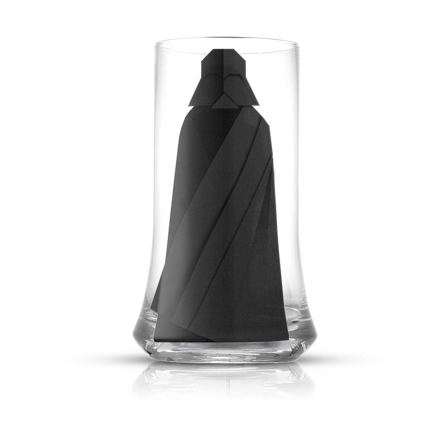 JoyJolt Star Wars Beware The Dark Side Tall Drinking Glass Set | Star Wars Glasses