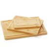 JoyJolt Joyjolt 3 Piece Bamboo Kitchen Cutting Board Set | Kitchen Essentials