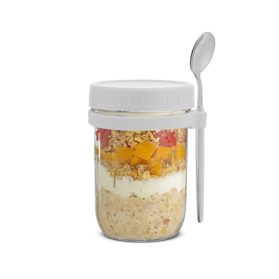 JoyJolt Dawn Overnight Oats Glass Containers | New Arrivals