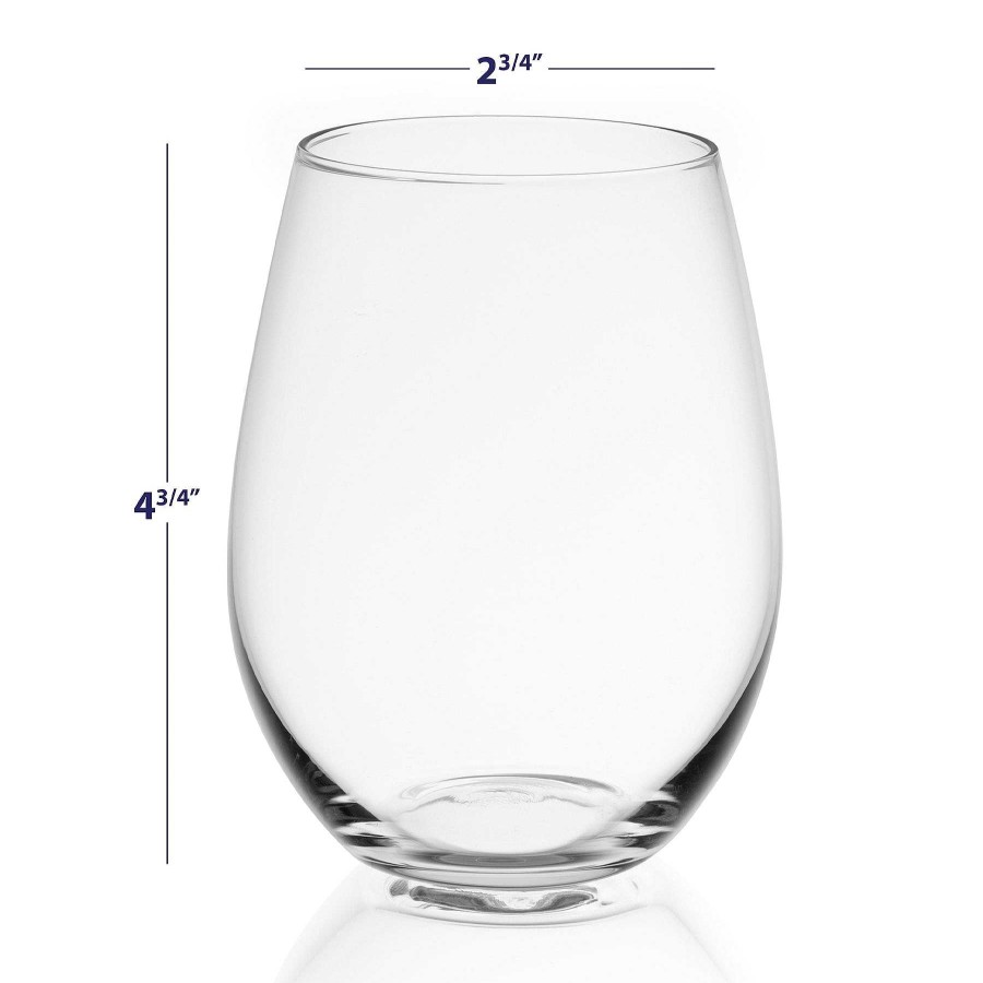 JoyJolt Spirits Stemless Wine Glass Set | Weddings Gifts