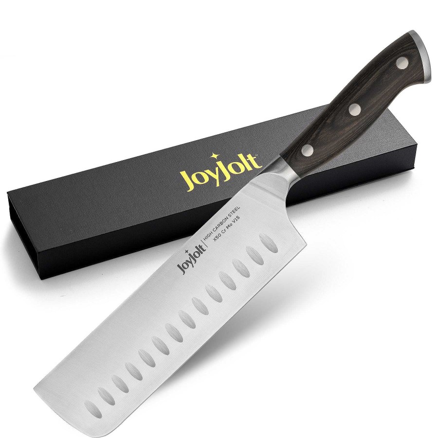 JoyJolt Joyjolt 7" Nakiri High Carbon Steel Kitchen Knife | Knives