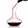 JoyJolt Lancia Crystal Wine Decanter 40 Oz With 4 Stemless Glasses 19 Oz | New Arrivals