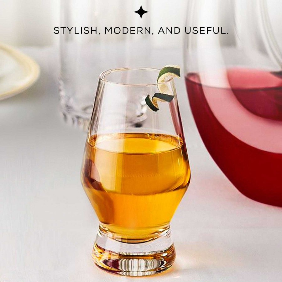 JoyJolt Halo Snifter Whiskey Glasses | WhisNew & Dof Glasses