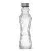 JoyJolt Spring Glass Insulated Water Bottles With Stainless Steel Cap | Glass Water Bottles