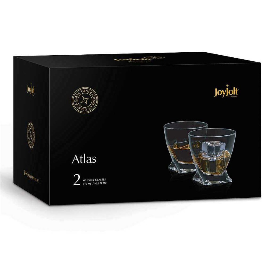 JoyJolt Atlas Whiskey Glasses | WhisNew & Dof Glasses - Nicedrinkware