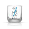 JoyJolt Star Wars Obi-Wan Kenobi Lightsaber Short Drinking Glass Set | Star Wars Glasses