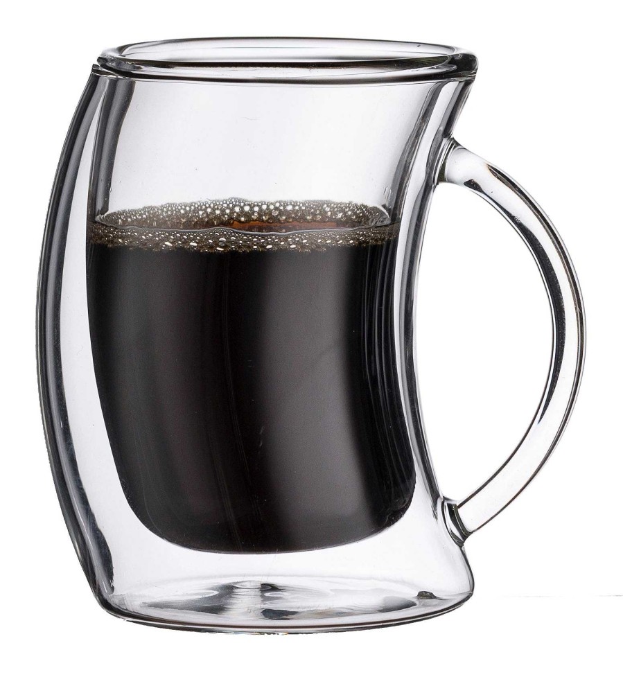 JoyJolt Caleo Double Wall Glasses | Double Wall Coffee Glasses