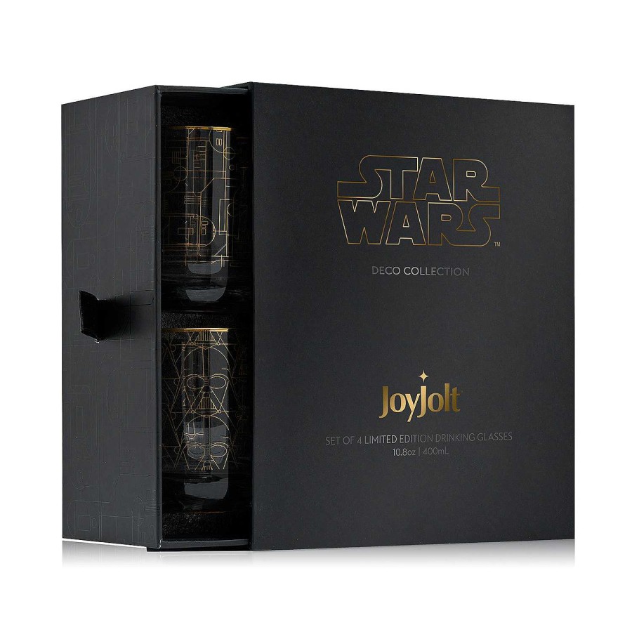 JoyJolt Star Wars Limited Edition Deco Collection Short Glasses | Star Wars Glasses