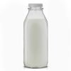 JoyJolt Joyjolt Reusable Glass Milk Bottle Set With Lid & Pourer | Storage Containers