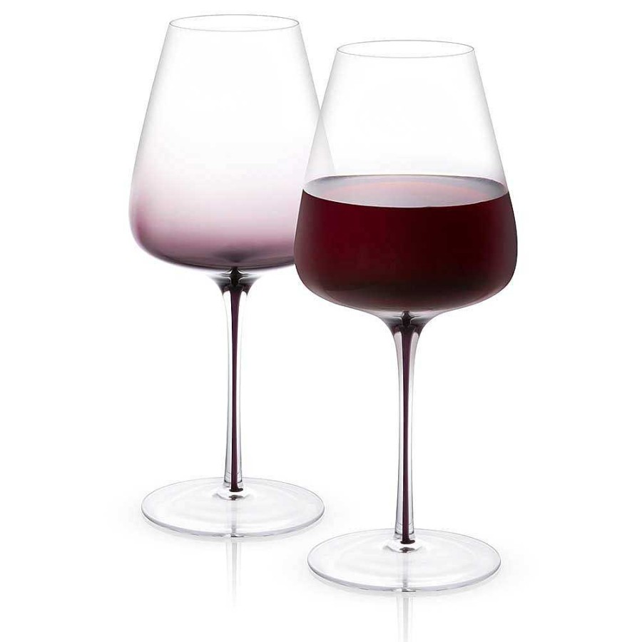 JoyJolt Black Swan Red Wine Glasses | Wine Glasses