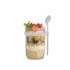 JoyJolt Dawn Overnight Oats Glass Containers | New Arrivals