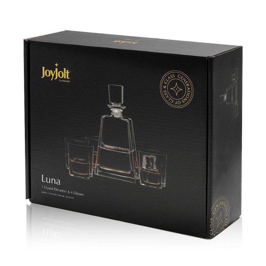 JoyJolt Luna Decanter Set | Decanter Sets