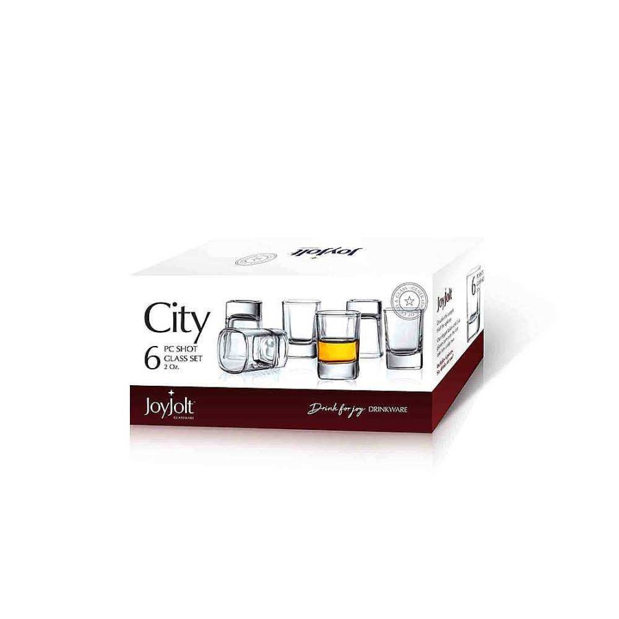 JoyJolt City Shot Glasses | Weddings Gifts