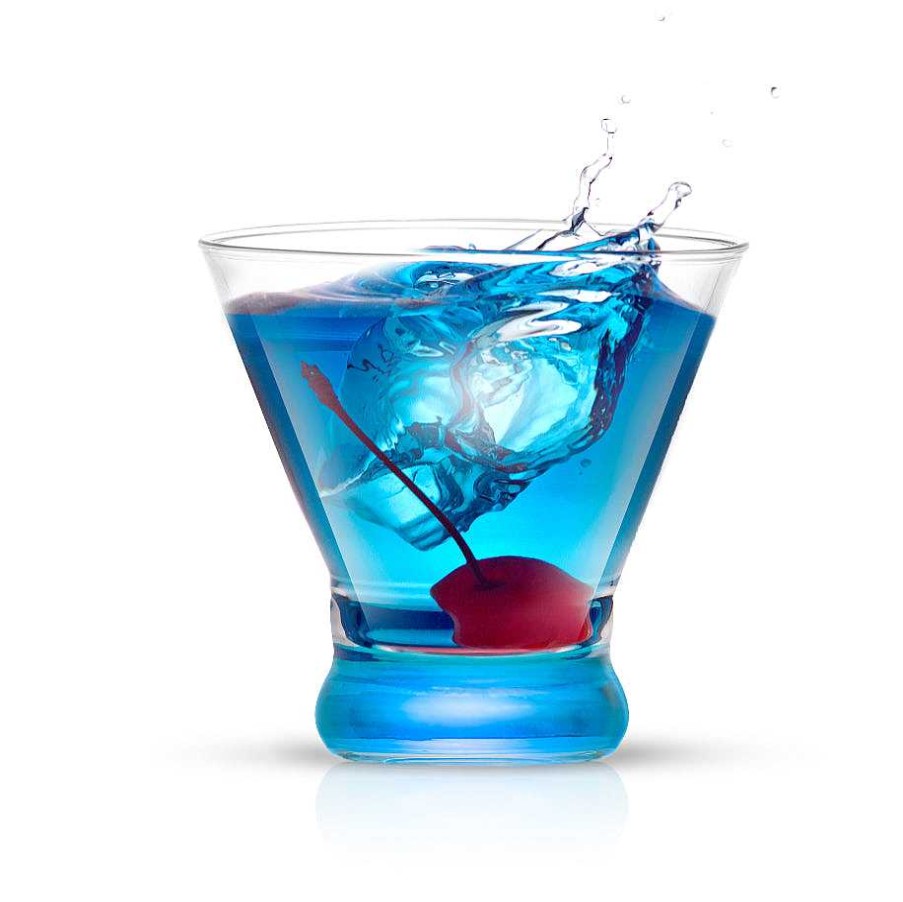 JoyJolt Hue Colored Stemless Martini Glasses | Martini Glasses