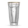 JoyJolt Windsor European Crystal Lead-Free Glasses - Set Of 2 | Drinking Glasses