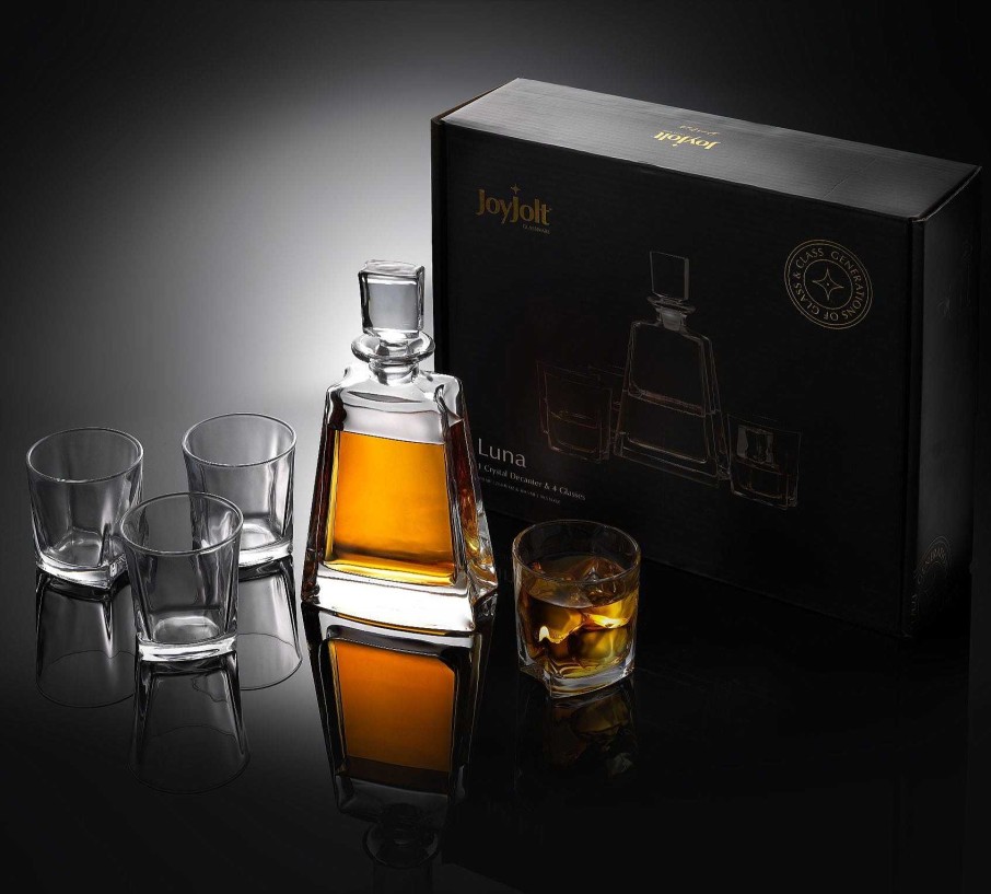 JoyJolt Luna Decanter Set | Decanter Sets