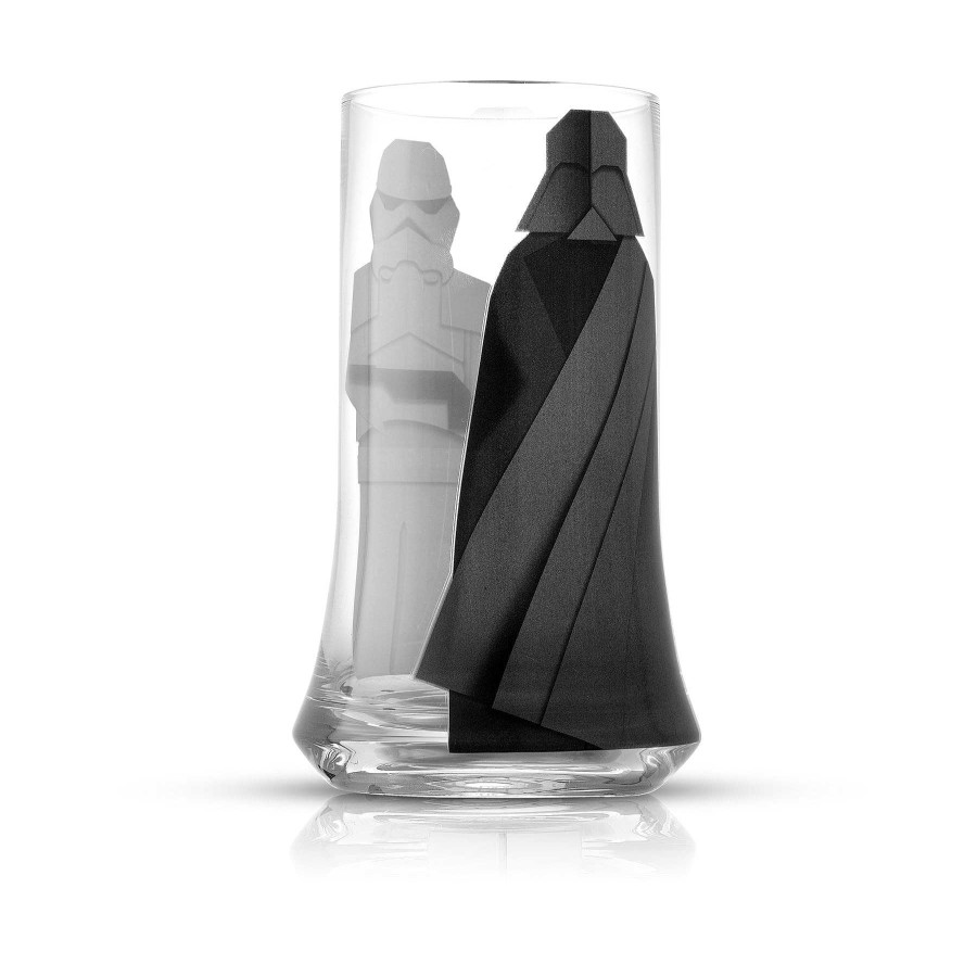 JoyJolt Star Wars Beware The Dark Side Tall Drinking Glass Set | Star Wars Glasses