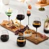 JoyJolt Black Swan Complete Set Set Of 16 | Wine Glasses