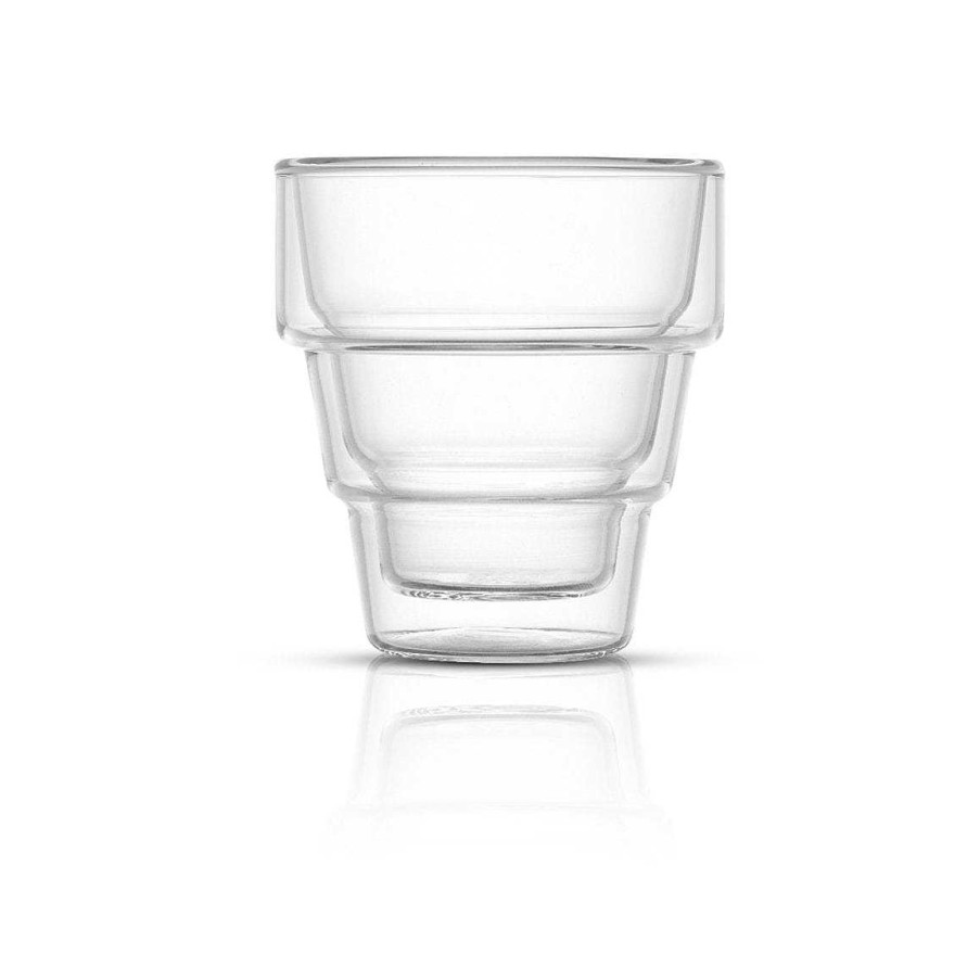 JoyJolt Pila Double Walled Espresso Glass Cups | Weddings Gifts