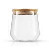 JoyJolt Joyful Glass Jar With Airtight Bamboo Lid | Storage Containers