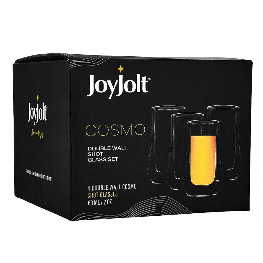 JoyJolt Cosmo Double Walled Shot Glasses | Shot Glasses