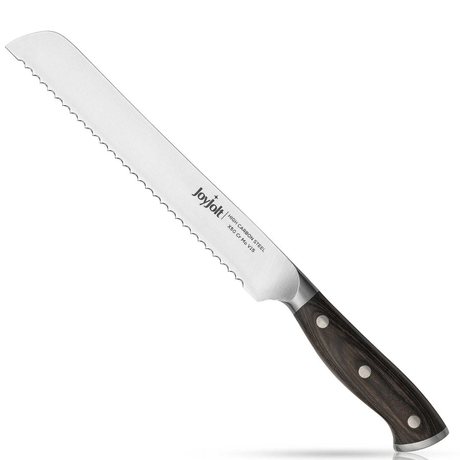 JoyJolt Joyjolt 8-In Bread Knife High Carbon Steel Kitchen Knife | Knives