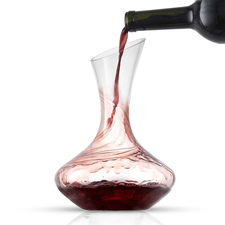 JoyJolt Lancia Red Wine Decanter | Wine Glasses