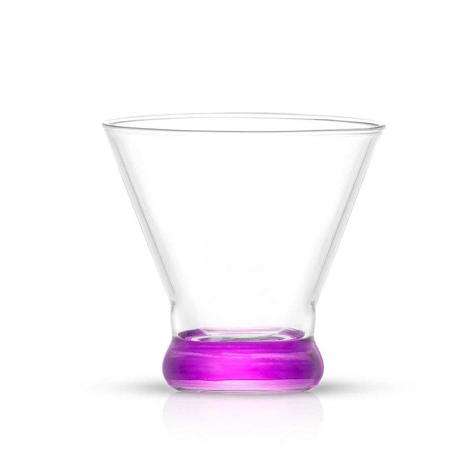 JoyJolt Hue Colored Stemless Martini Glasses | Martini Glasses