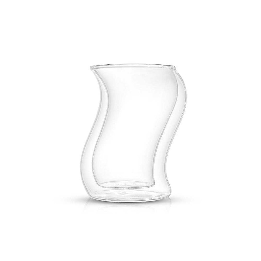 JoyJolt Pivot Double Wall Glasses 8 Oz | Double Wall Coffee Glasses