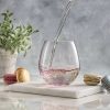 JoyJolt Hue Colored Stemless Wine Glasses Set | Wine Glasses