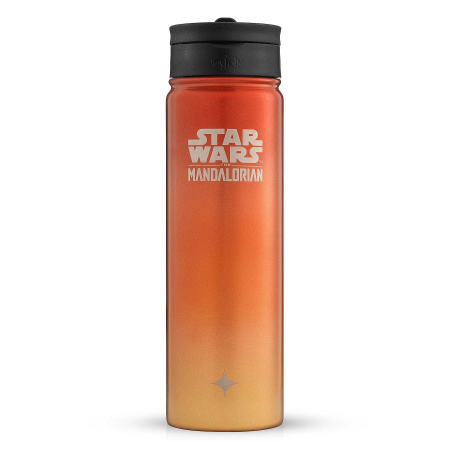 JoyJolt Star Wars The Mandalorian Destinations Collection Tatooine Vacuum Insulated Water Bottle | Stainless Steel Bottles