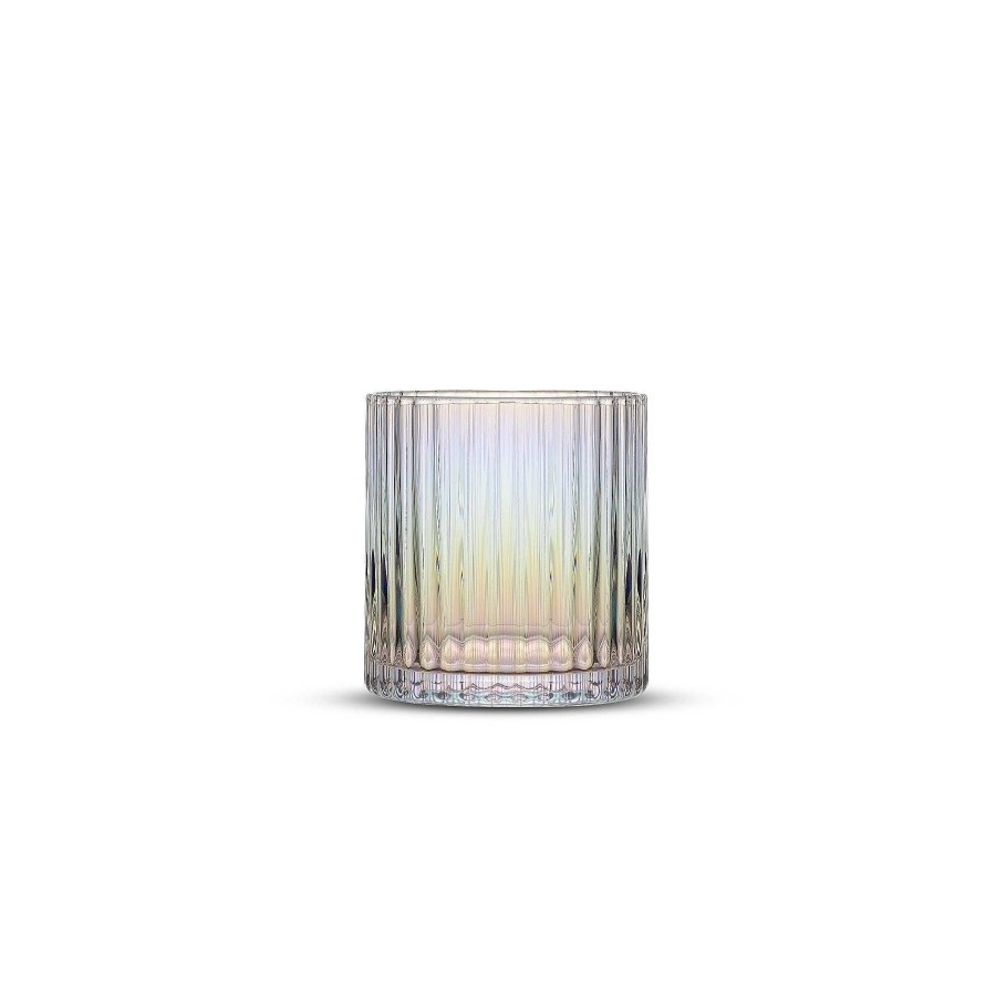 JoyJolt Christian Siriano New York Chroma Iridescent Dof Glass Set | WhisNew & Dof Glasses